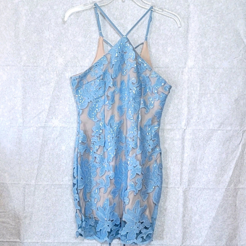 Love Triangle Sequin Dress